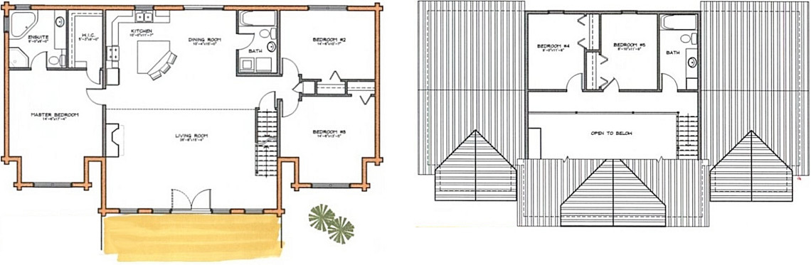 Green Forest Floor Plan
