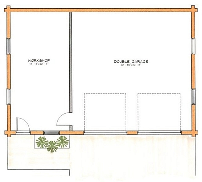 Crossbuck Floor Plan